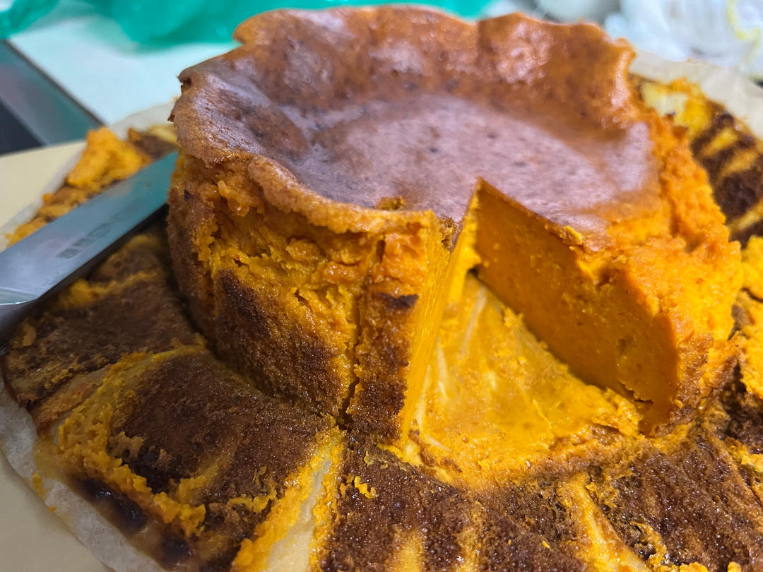 cheese口感的南瓜蛋糕（极简零失败）