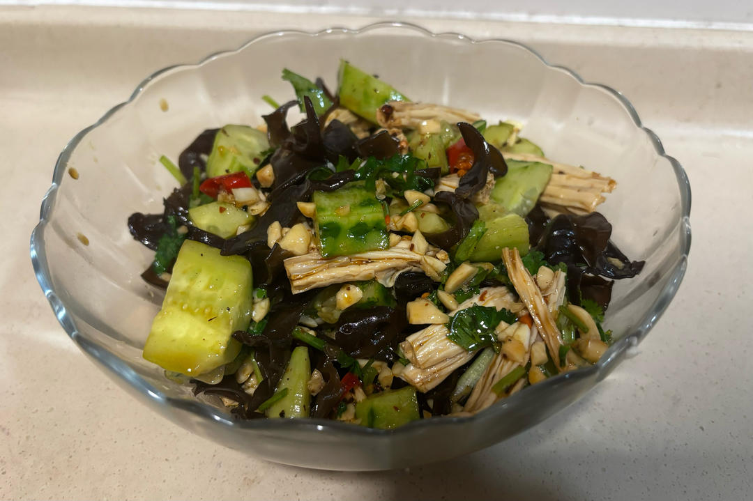 凉拌（腐竹木耳黄瓜）