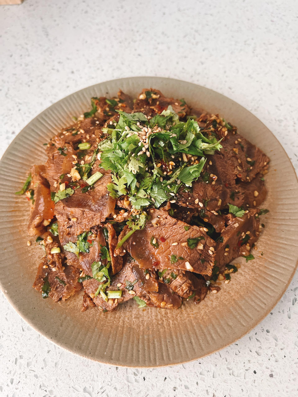 凉拌牛肉