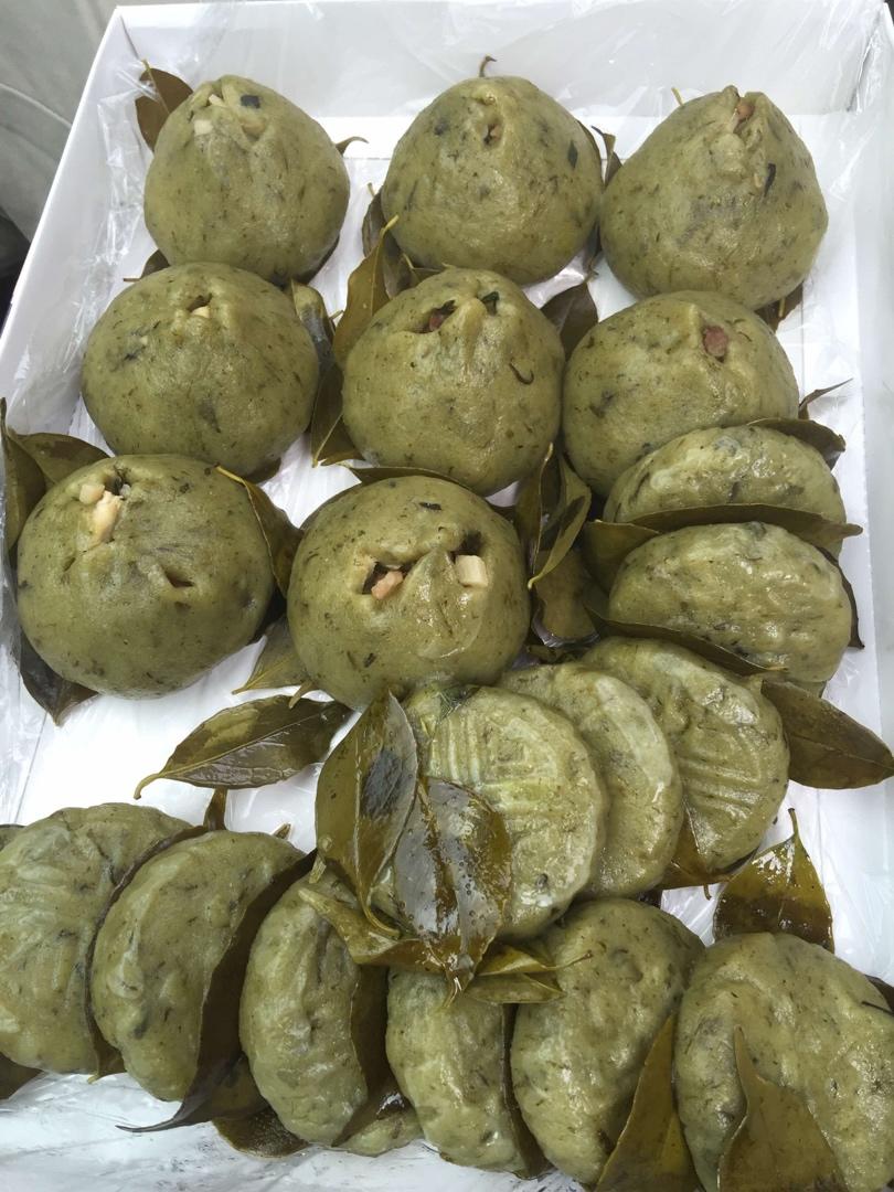 爱吃的小西瓜丶做的青团清明粑清明粿鼠菊草饼鼠鞠草野菜饼