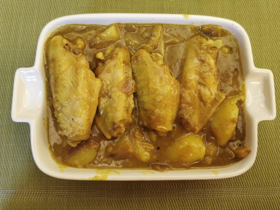 土豆咖喱鸡翅