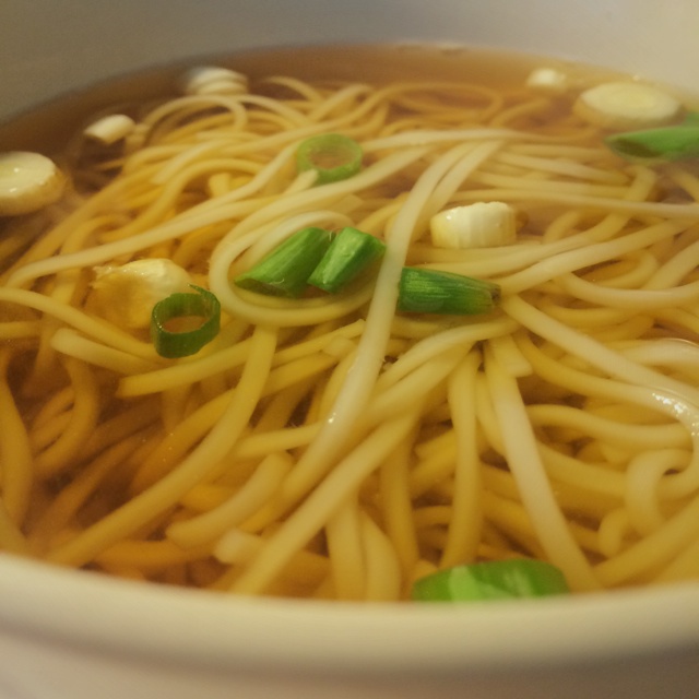 小葱麻油酱油面