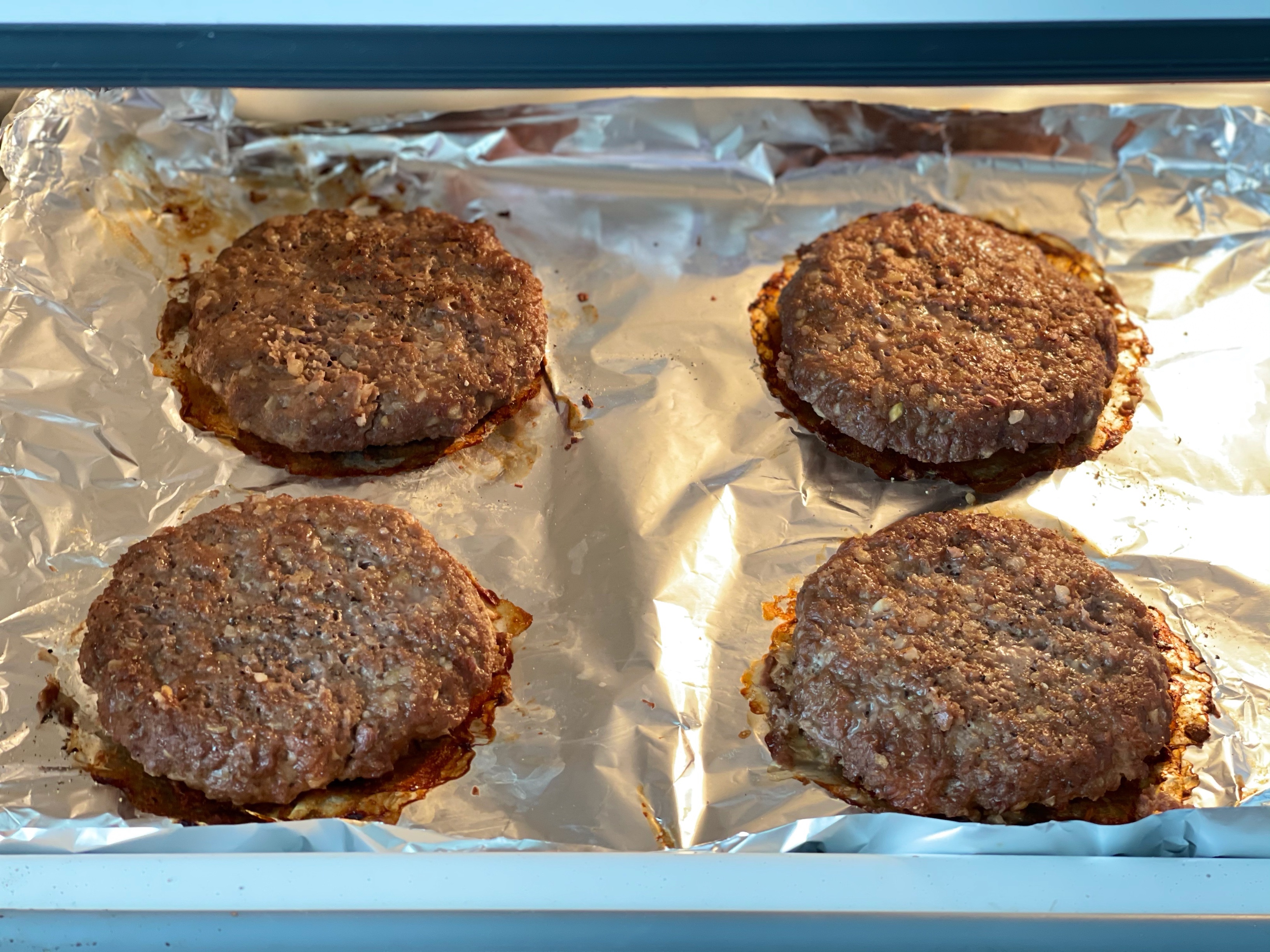 【低脂】嫩牛肉饼·烤箱版的做法 步骤7