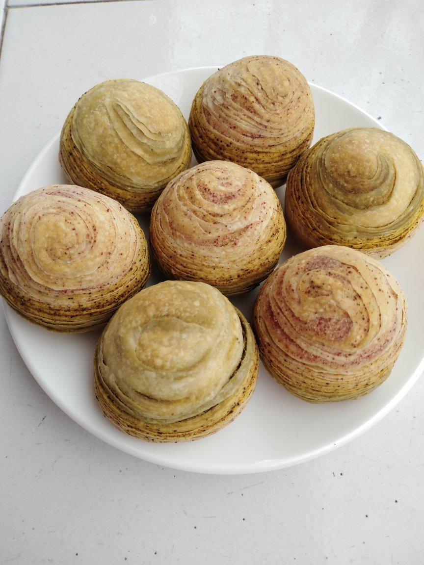 彩虹酥 螺旋酥 五彩酥 各种酥 史上步骤最详细