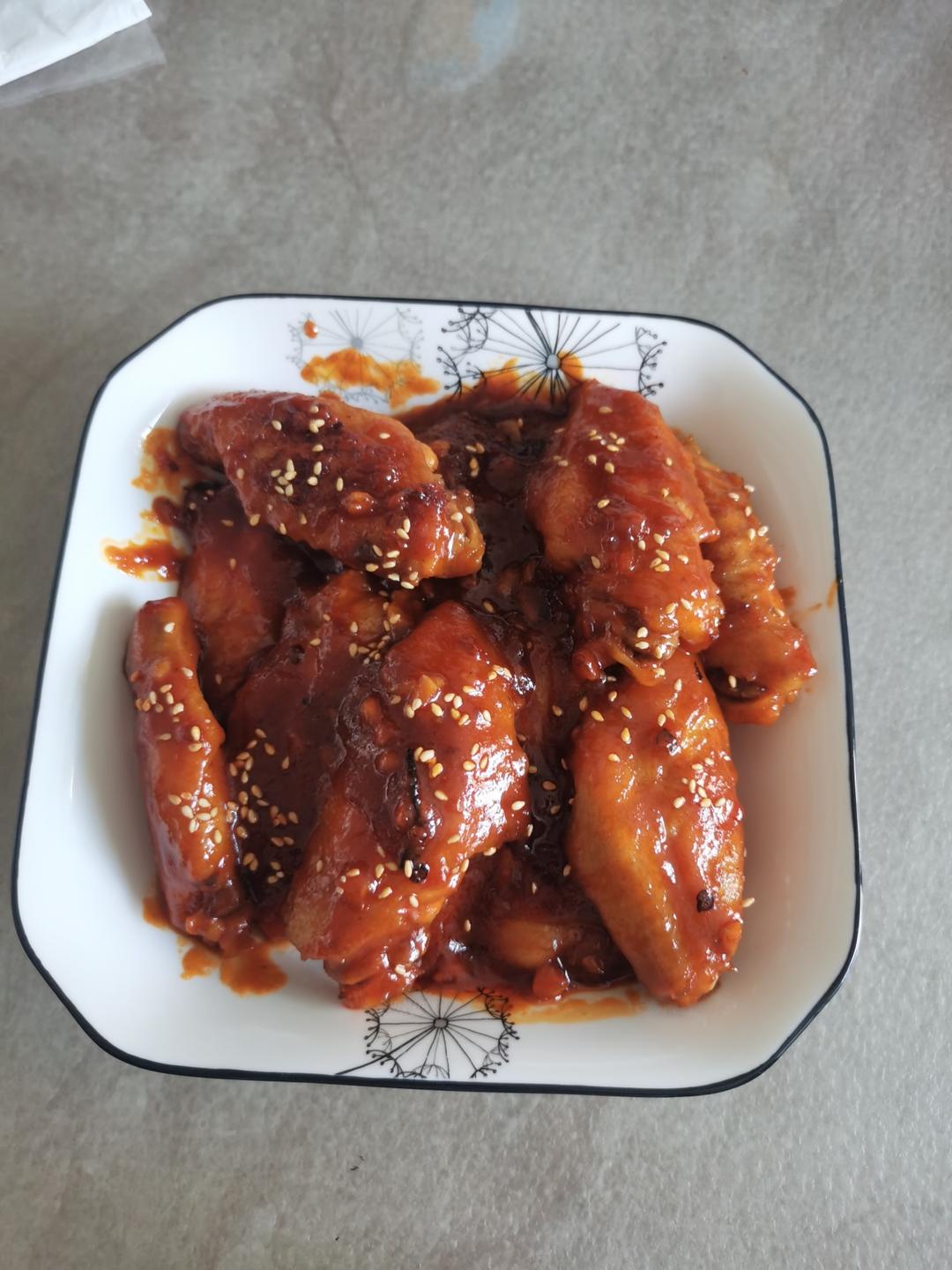 韩式辣鸡翅年糕