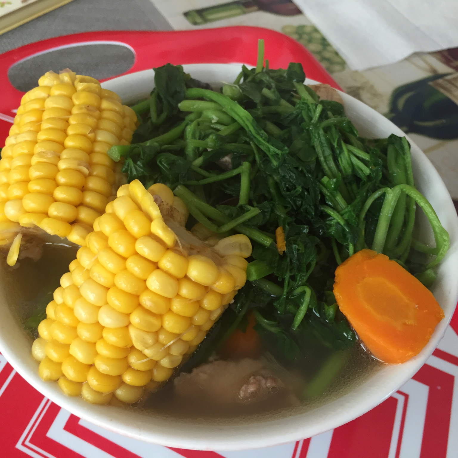 西洋菜煲筒骨汤