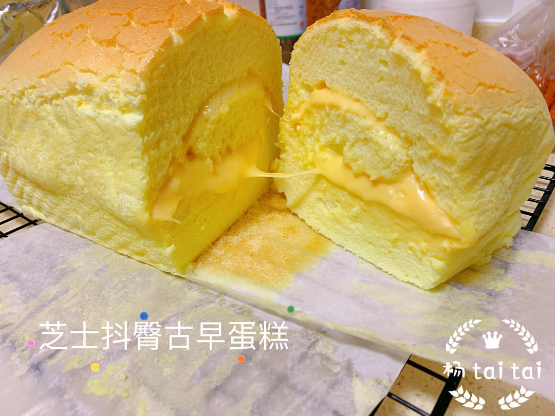 堪比柯基屁股
爆浆芝士🧀古早蛋糕