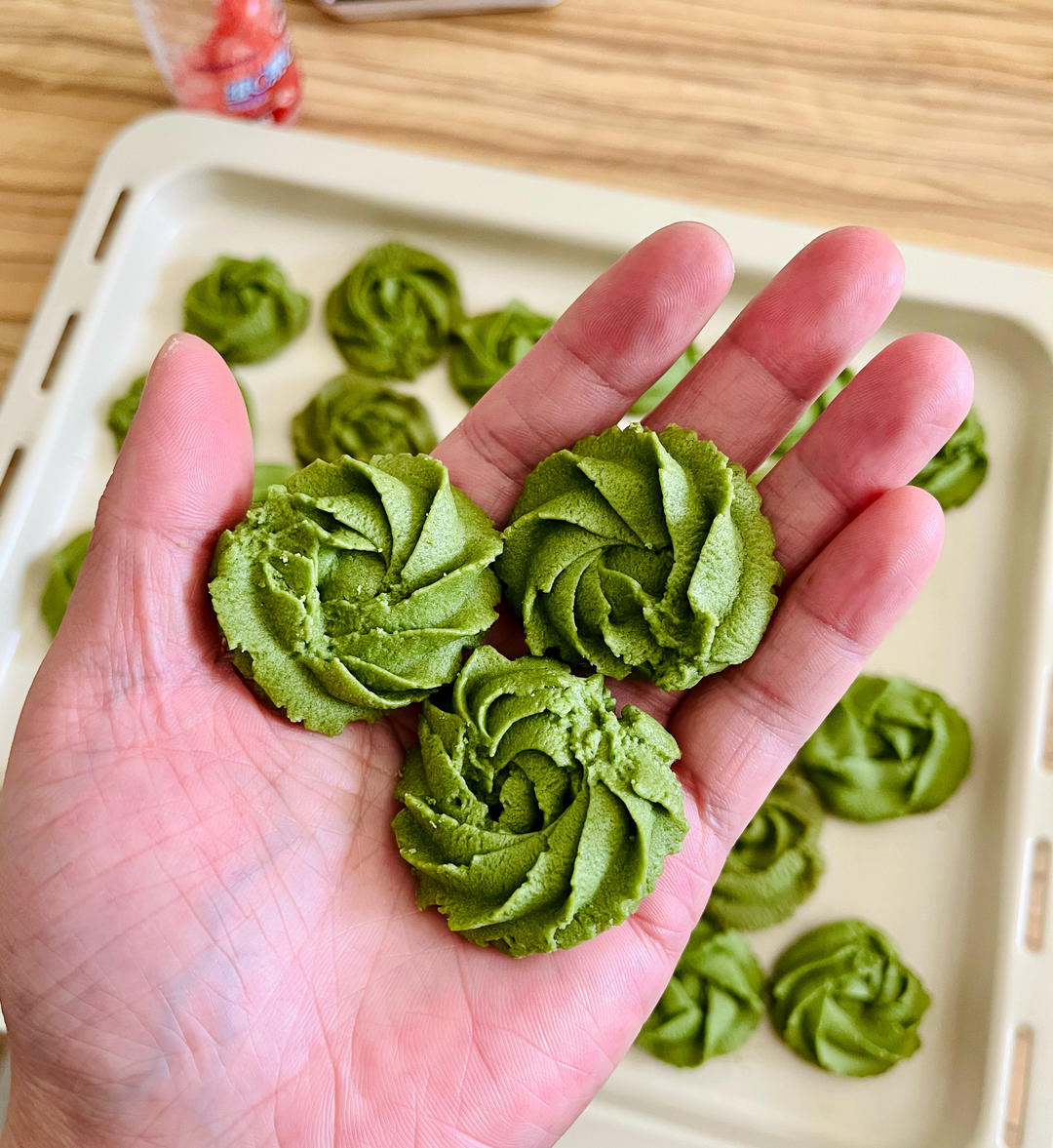 零失败花纹超级立体的黄油曲奇