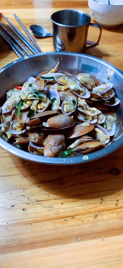 秒杀路边摊‼️巨好吃的爆炒花甲‼️辣炒花蛤