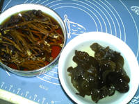 茶树菇丝瓜肉片汤的做法 步骤3