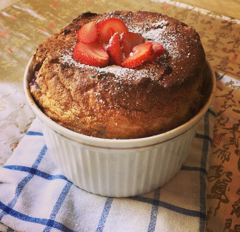 rebecca湘湘做的果香舒芙蕾--nb-h3200烤箱