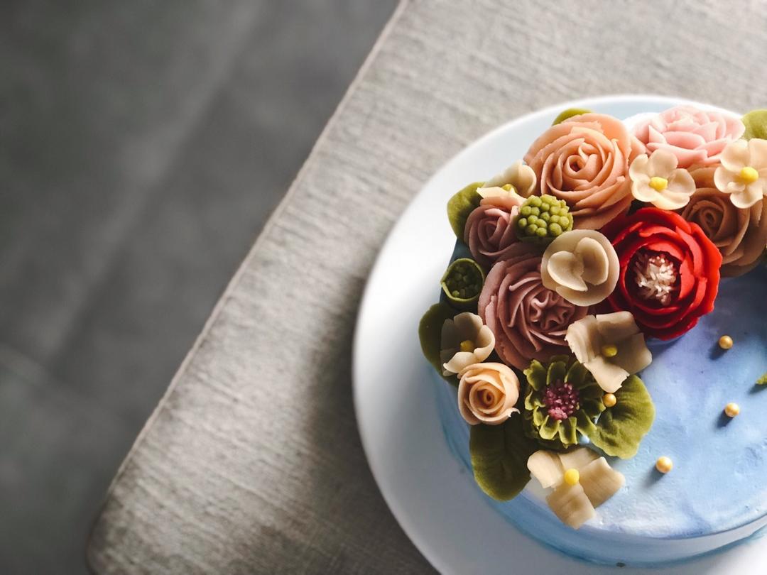 超级好用的不腻韩式裱花豆沙霜