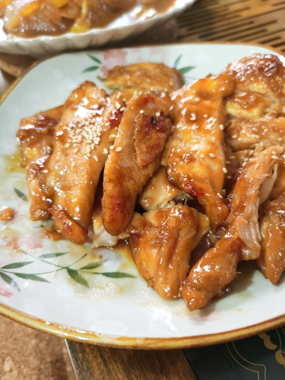 照烧鸡胸肉，好吃不长肉