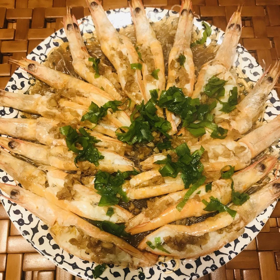 蒜蓉粉丝蒸虾