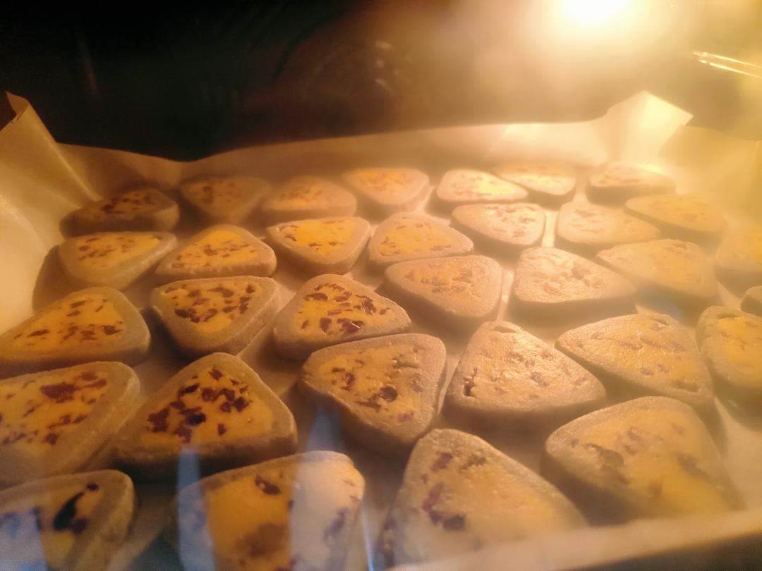 小嶋老师||又香又酥的抹茶蔓越莓冰曲奇🍪