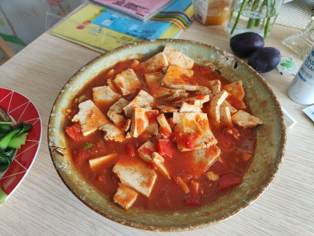 番茄烧豆腐