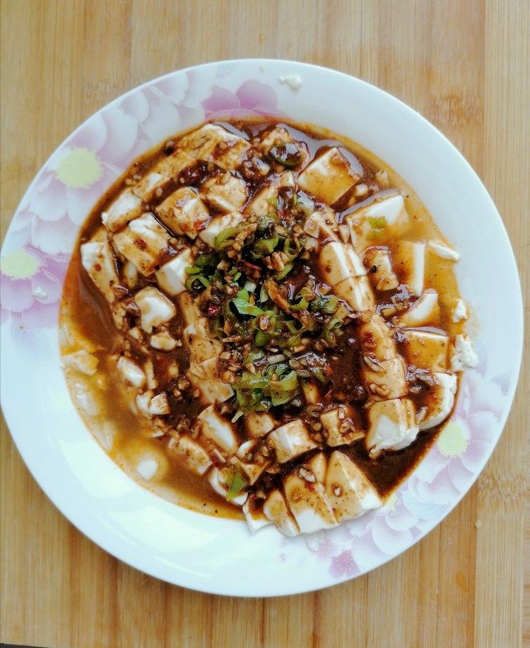 快手菜 淋汁麻酱豆腐               重庆老字号餐馆必点菜