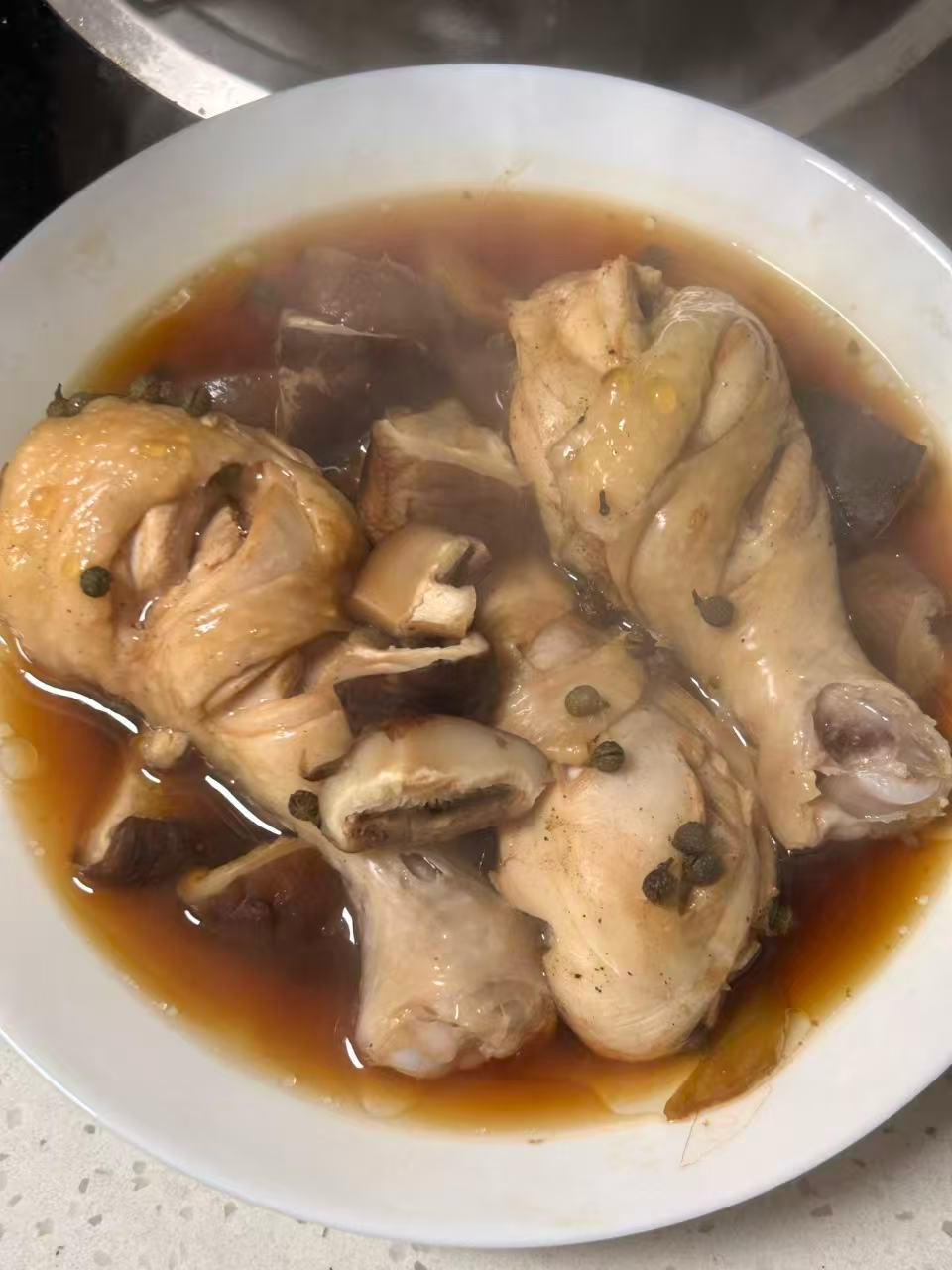 ㊙️不加一滴水不滴油，超好吃的椒盐蒸鸡腿