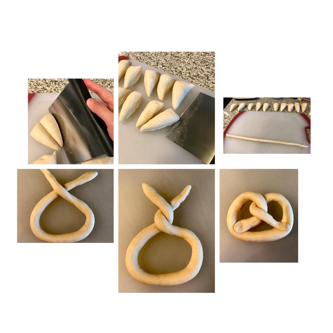 香软纽结饼 soft pretzel的做法 步骤6