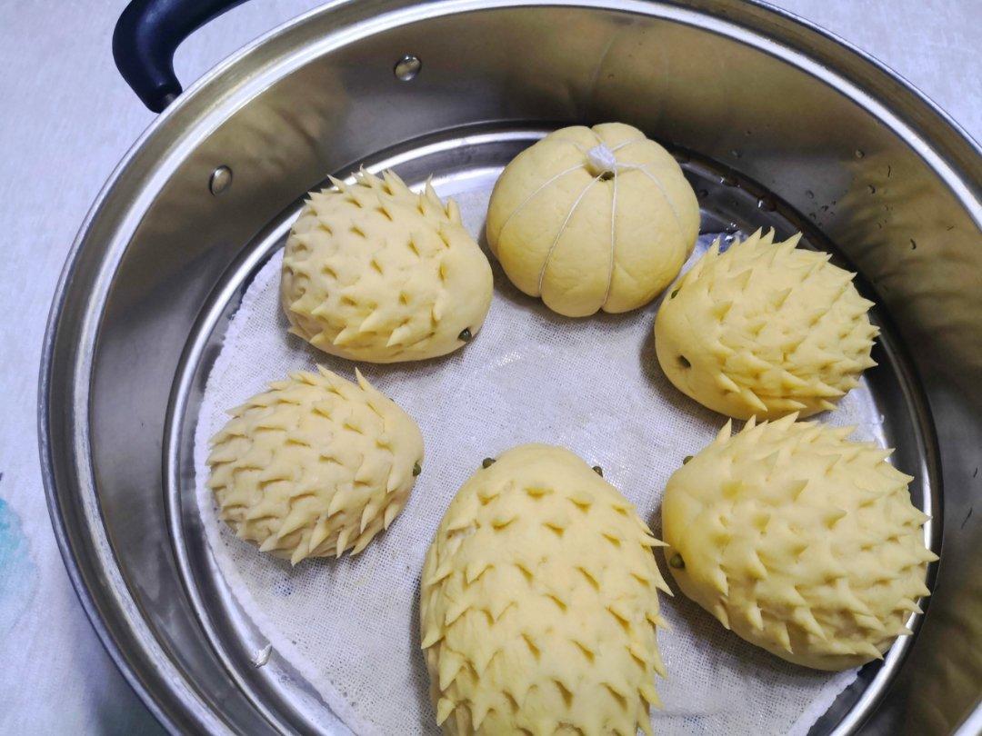 南瓜刺猬小馒头