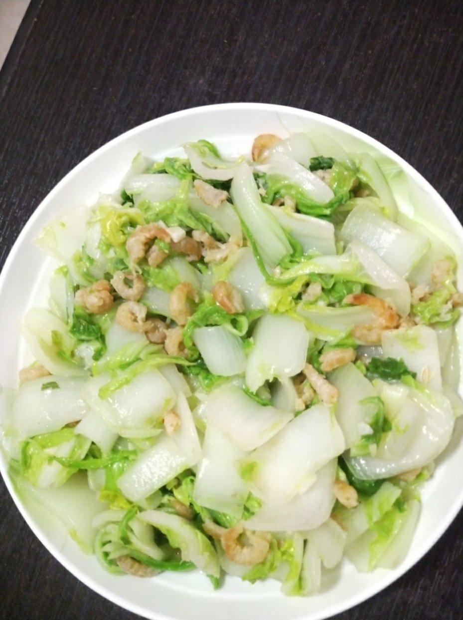 雁儿73做的海米小白菜