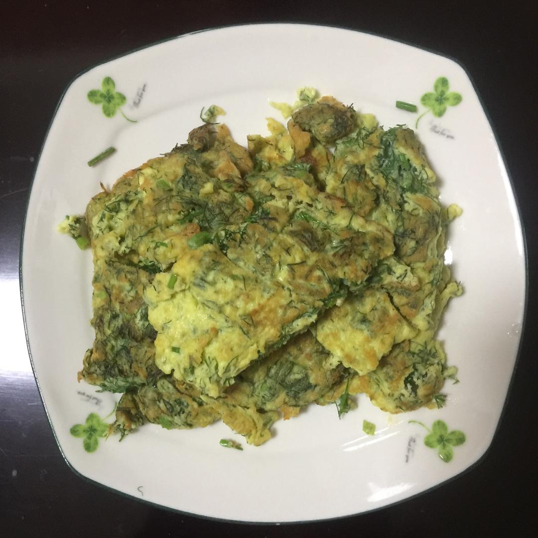 鸡蛋的各种演绎法：茴香炒鸡蛋