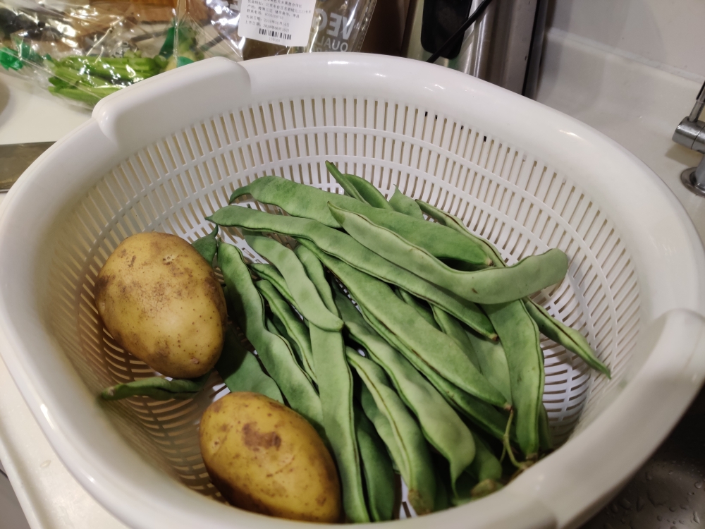 扁豆焖土豆的做法 步骤1