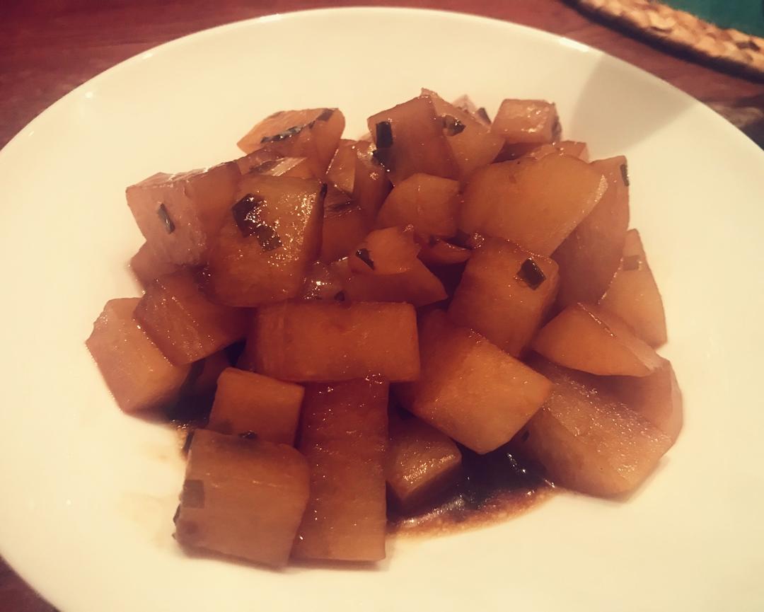 素红烧肉（红烧水萝卜）