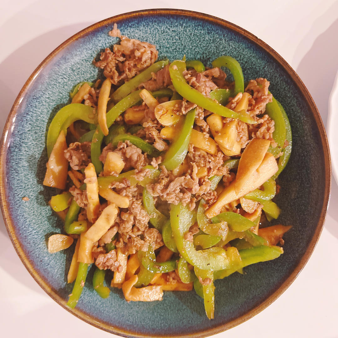 黑椒杏鲍菇牛柳（王刚老师腌牛肉法）