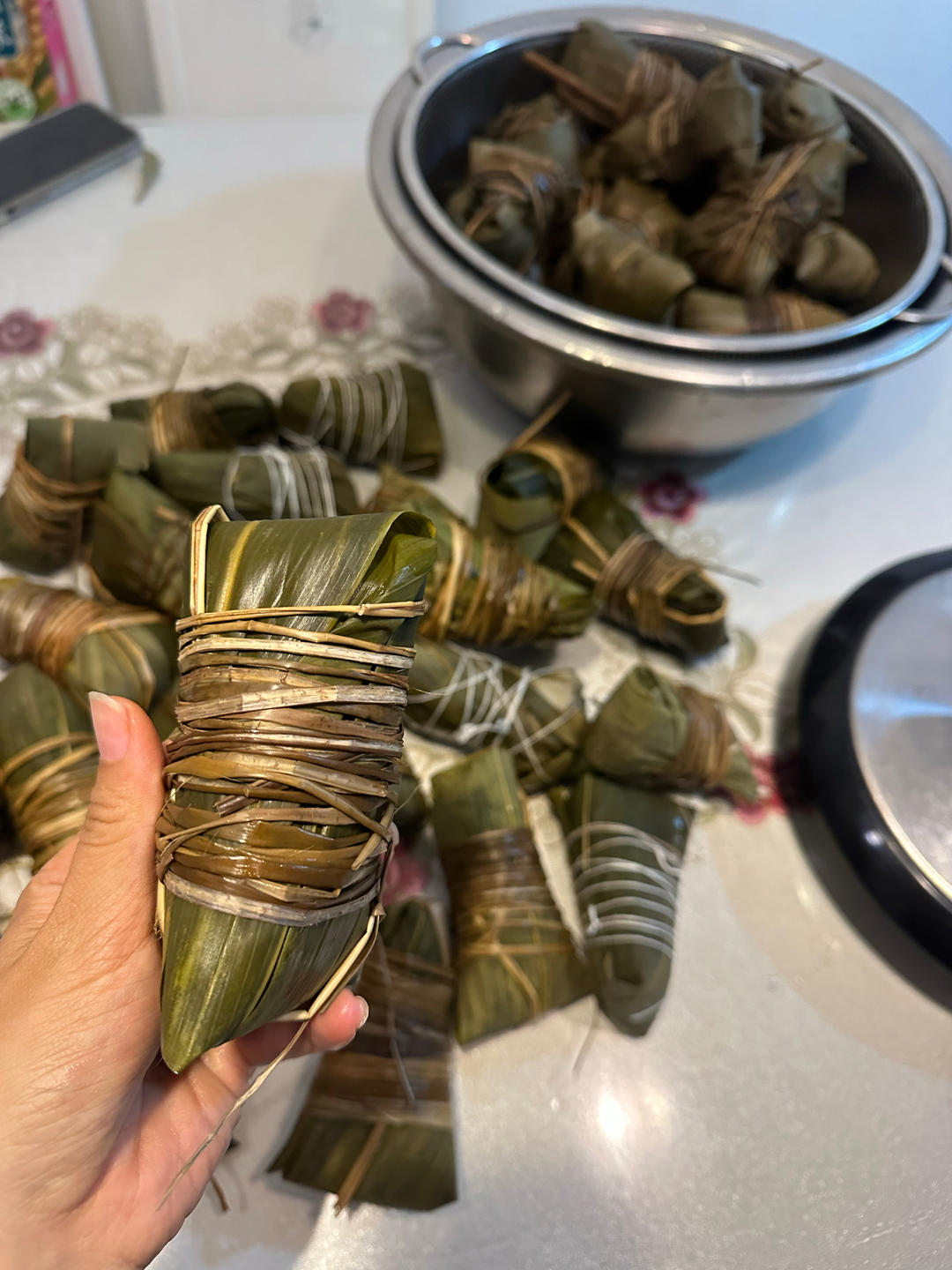 蛋黄鲜肉粽（台山粽，电饭高压锅版