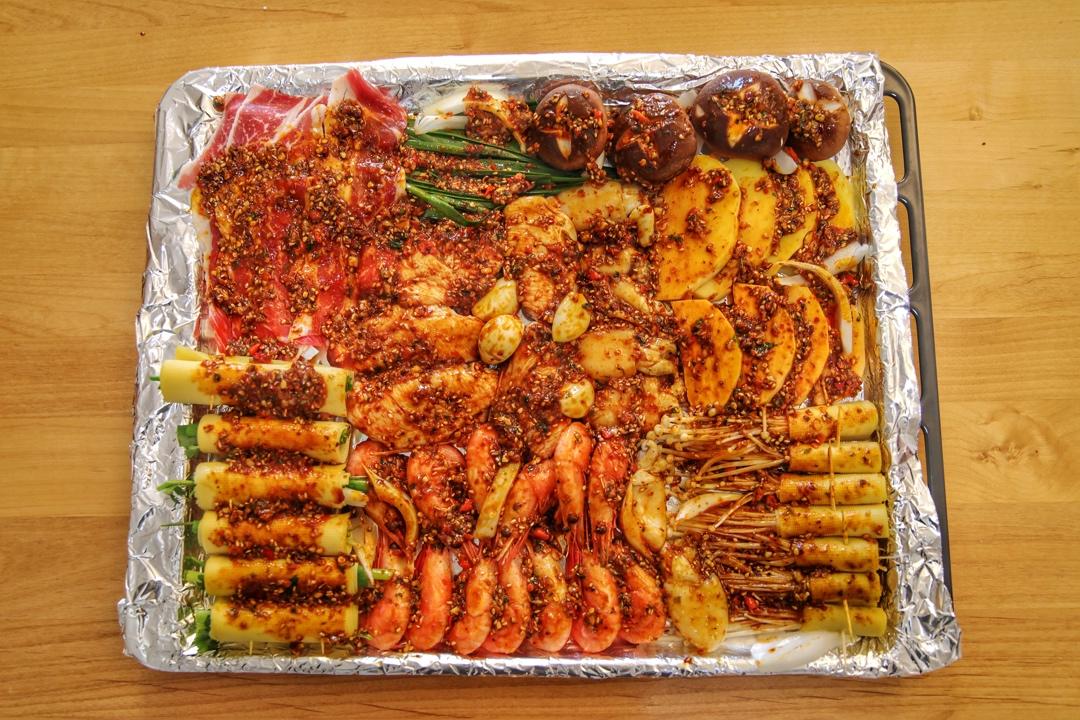 自制烤箱版烧烤，简单好吃过烧烤摊