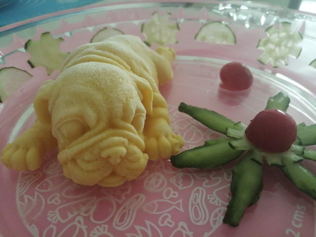 免烤3D立体狗蛋糕