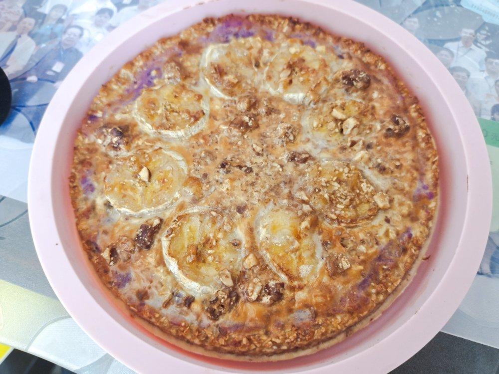低脂燕麦紫薯香蕉派✨