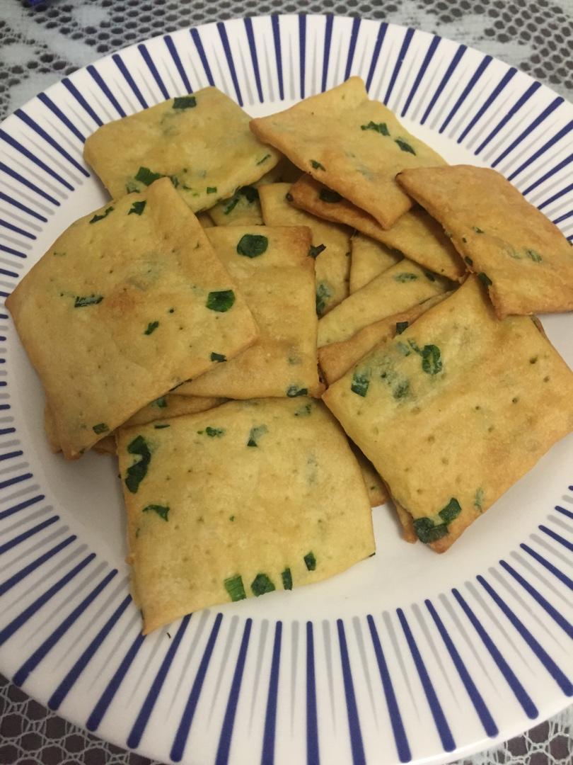 无糖香葱苏打咸饼干