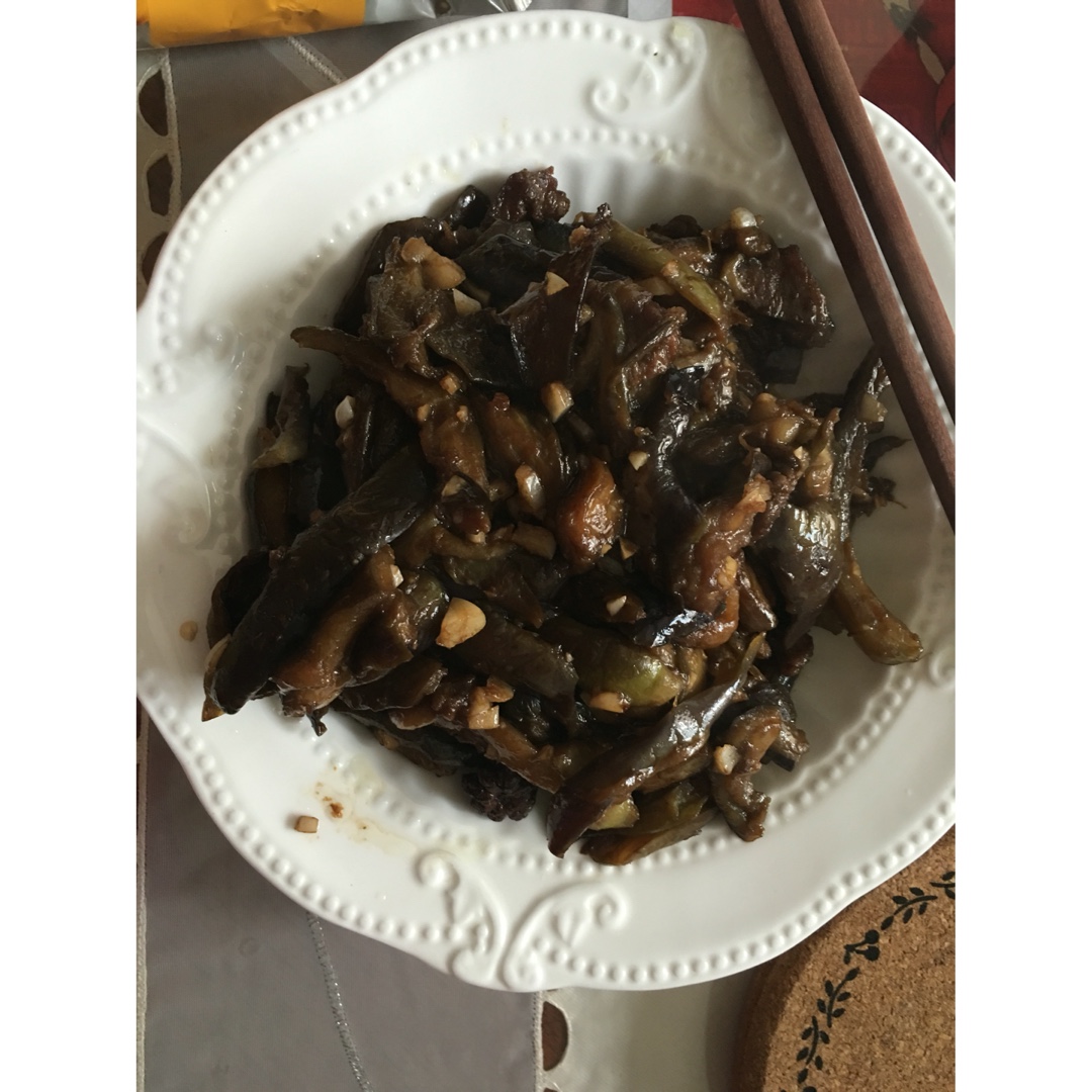 老丁的私房菜-油焖茄子