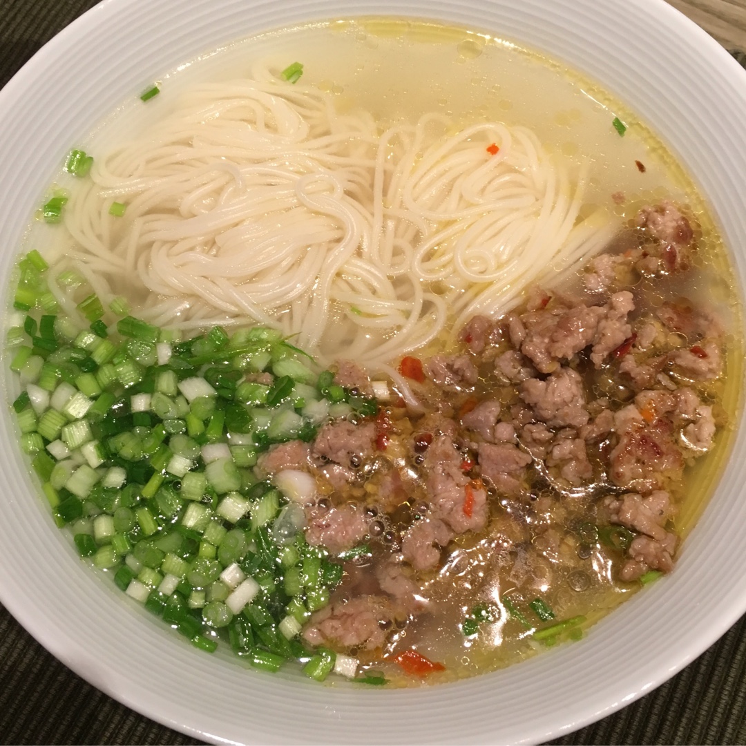 ttse做的家常肉末面