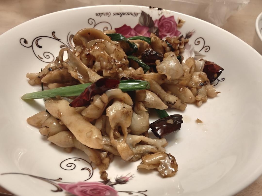 葱姜爆炒蛏子王