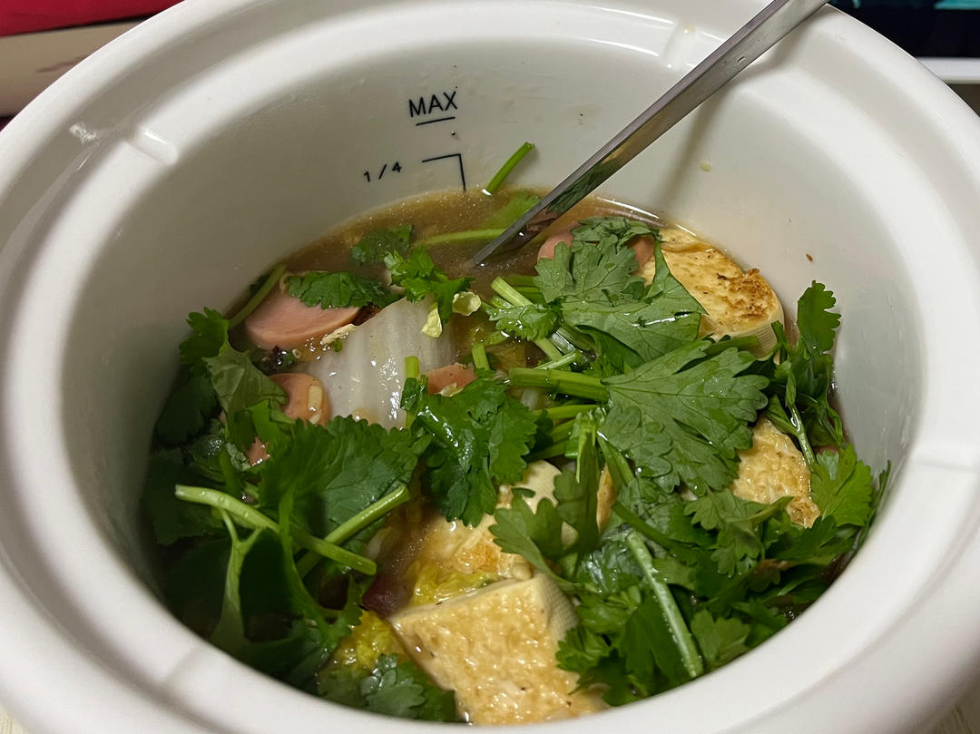 无敌下饭好吃到流泪的❗火腿豆腐煲❗