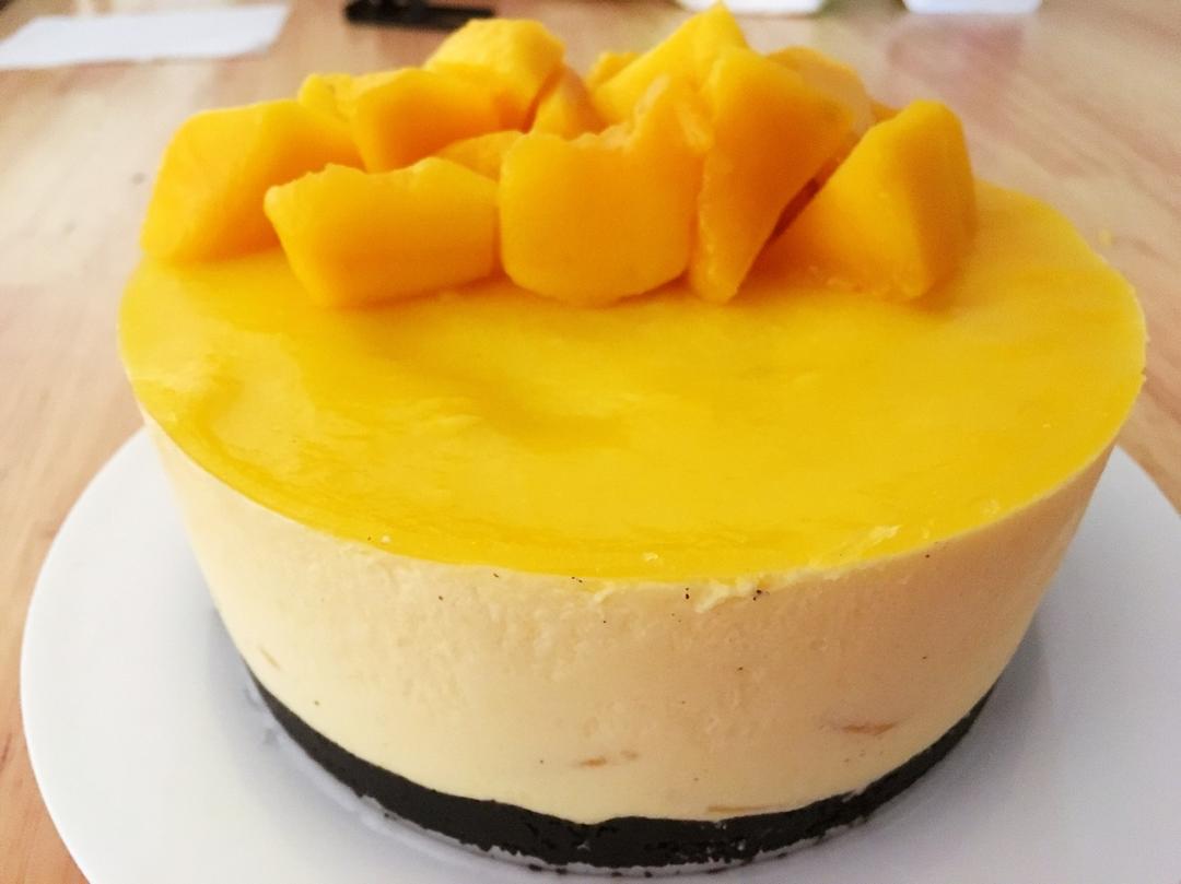 【视频】芒果慕斯（6寸） | 含镜面果胶配方
