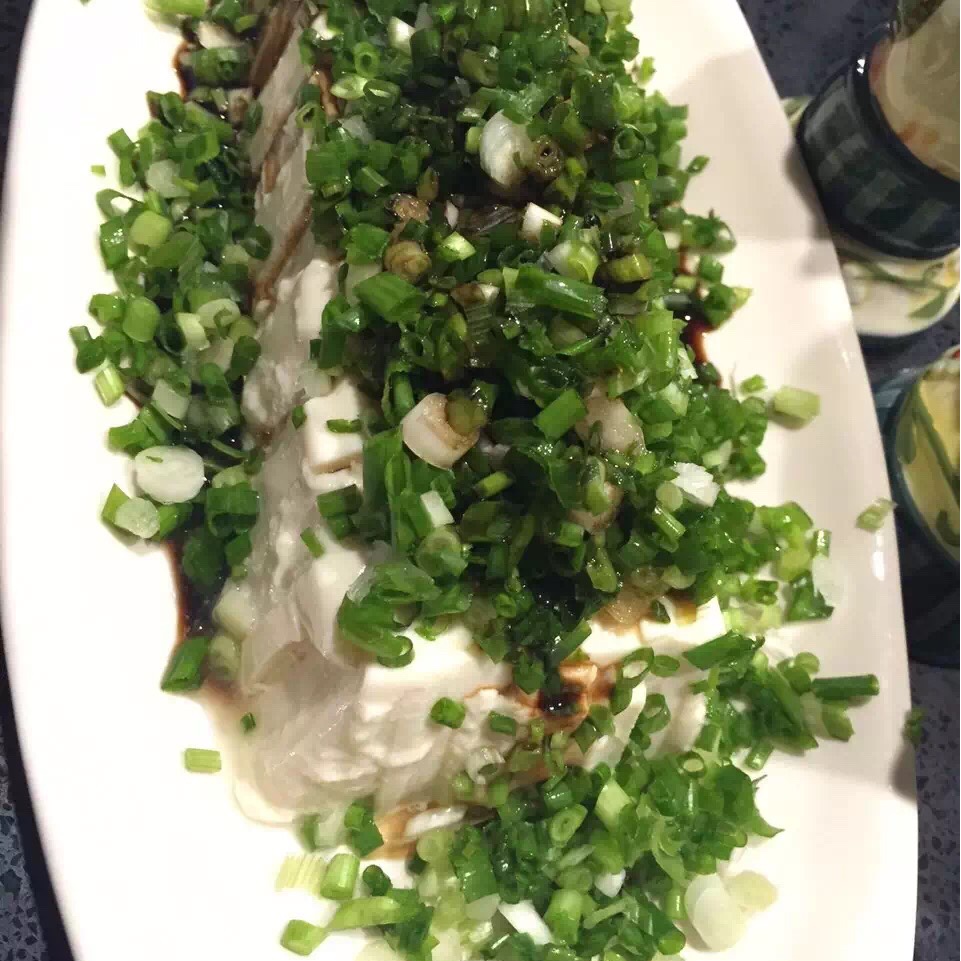 香菜小葱拌豆腐