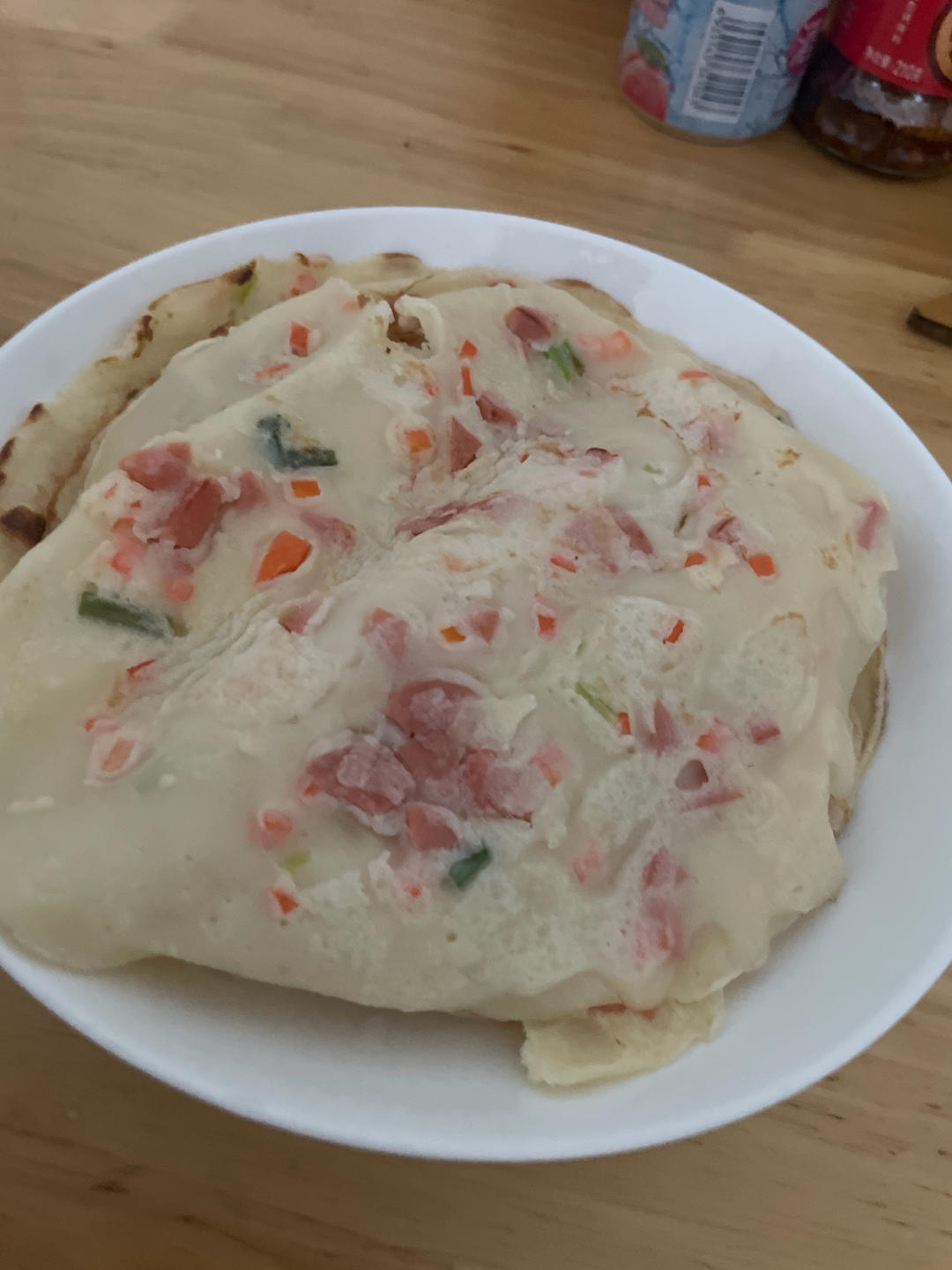 简单快手蔬菜鸡蛋煎饼