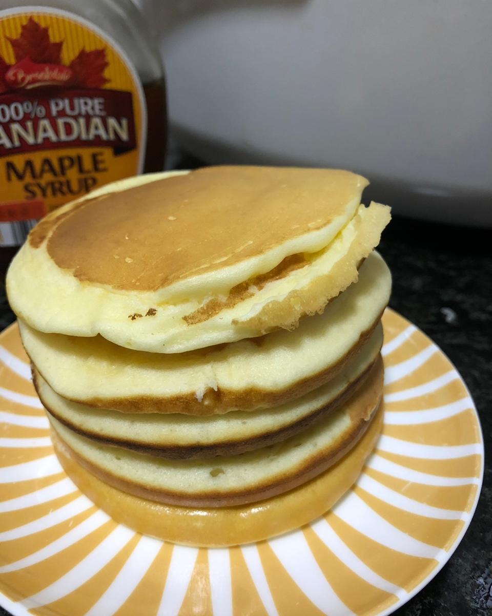 超级简单pancake【无黄油健康版】