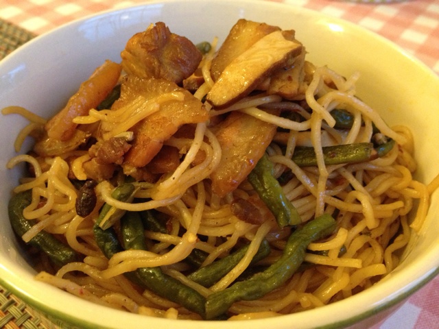 豆角焖面