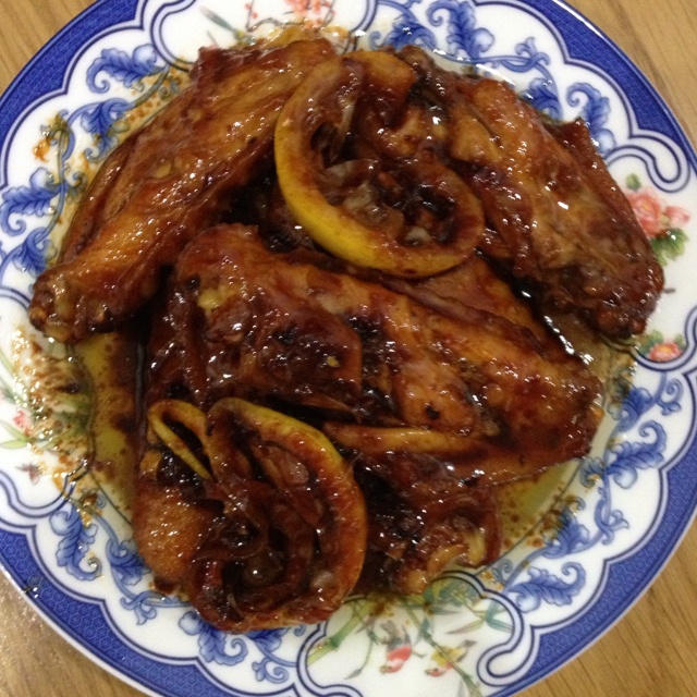 青柠檬蜂蜜煎鸡翅