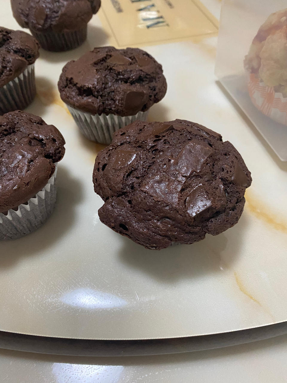 在家做巧克力蘑菇头麦芬蛋糕🍫