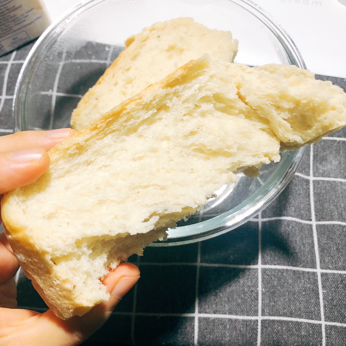 【Eat with Big Lu】波兰种无糖胡椒咸吐司面包🍞面包机版