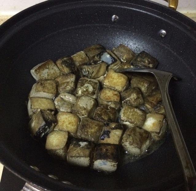 经典口味油炸臭豆腐（少油）的做法