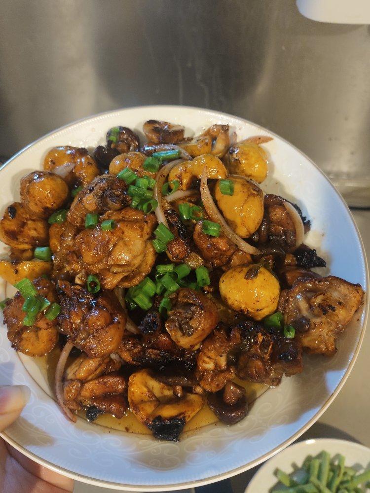 【栗子烧鸡】鸡肉都给你吃，栗子归我~