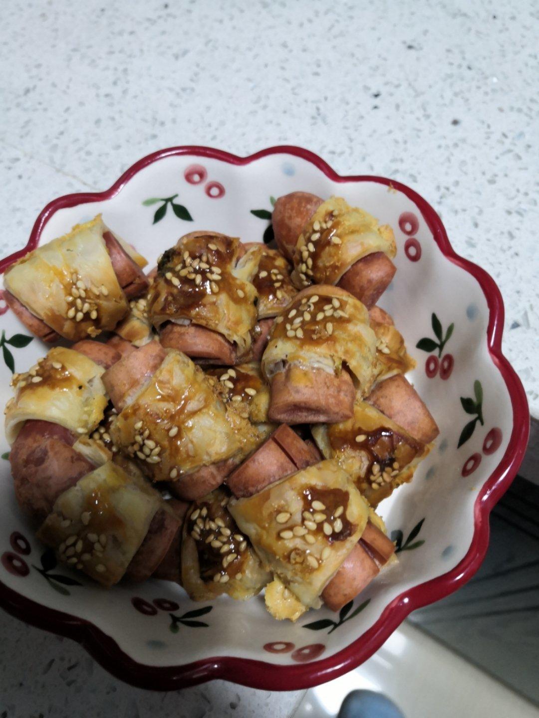 香酥香肠卷