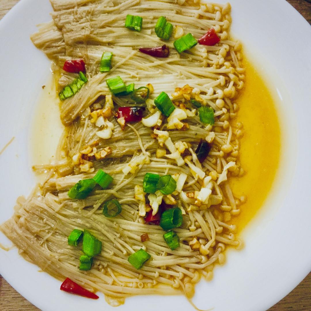 油泼金针菇